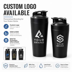 Gobelet isotherme en acier inoxydable à double paroi pour shaker de protéines, avec logo personnalisé, 17 oz et 25 oz, pour le sport et la gym - Product Image 4