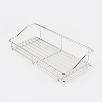 Étagère murale simple en métal, en acier inoxydable 304, organisateur multifonctionnel pour salle de bain