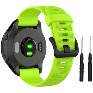 Nouvelle mode respirant sport Silicone bracelets en caoutchouc souple montre <span class=keywords><strong>Bracelet</strong></span> de remplacement pour <span class=keywords><strong>Garmin</strong></span> Forerunner 945 Fenix 5 - Product Image 1