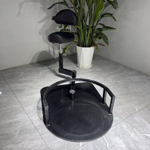 Döner özelliği ile ergonomik paslanmaz çelik berber koltuğu yüksekliği ayarlanabilir ticari <span class=keywords><strong>Salon</strong></span> mobilya berberler kullanın - Product Image 2