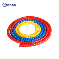 Funda espiral protectora de alto-bajo voltaje para cables, funda de nailon de corte personalizado y manguera de goma