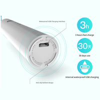 Brosse à dents électrique sonique portable, charge USB directe, 30000 VPM, vitesses de vibration, étanche IPX7, minuteur intelligent de 2 minutes pour adultes