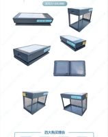 Meuble de laboratoire pour salle blanche sans poussière Ventilation verticale Cabinet à flux laminaire Banc de circulation d'air pour tête de découpe laser