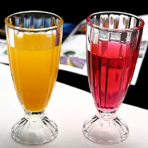 Chất lượng cao sáng tạo và đáng yêu nhà sử dụng nước cup Ice Milkshake Glass cup Wine Goblet Kính