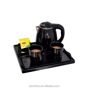 Sachet Ikoo Set ketel listrik profesional, Set ketel listrik dua dek Hotel kelas dengan nampan produk terlaris 1,2l - Product Image 2