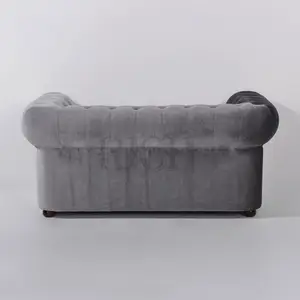 Conjuntos de sofá chesterfield novo modelo com almofada para móveis do hotel