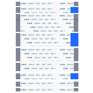 Wxin E230343 0.5mmピッチ24pin AWM 20624 Winxin 40mm LCDフレックスフラットリボン (FFC) ケーブル同サイドコンタクトPVC銅電子 - Product Image 2