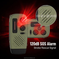 Radio d'urgence portable avec haut-parleur Bluetooth, radio satellite mondiale HD DAB+ FM AM NOAA WB, étanche IPX6, équipement de survie tactique