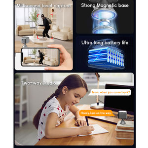 WiFi 4Gミニ4Kデュアルレンズカメラ6Xズームモーション検出ナイトビジョン双方向インターホン監視用CMOSメモリーカード - Product Image 6