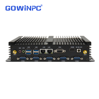 PC Compacto de Grado Industrial para Medición y Control con 7 Puertos COM, 8 Puertos USB, Almacenamiento SSD+HDD, Sistema Operativo Windows 10