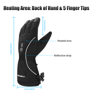 Chauffe-mains d'hiver Gants chauffants électriques <span class=keywords><strong>de</strong></span> <span class=keywords><strong>ski</strong></span> <span class=keywords><strong>de</strong></span> snowboard Gants <span class=keywords><strong>de</strong></span> <span class=keywords><strong>ski</strong></span> chauffants en cuir rechargeables pour femmes - Product Image 5