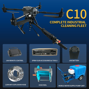 เครื่องฉีดน้ำแรงดันสูง BROUAV C10 ระบบทำความสะอาดอาคารอัจฉริยะรุ่นใหม่ พร้อมโครงสร้างอะลูมิเนียม สายรัดนิรภัย และกล้อง - Product Image 2