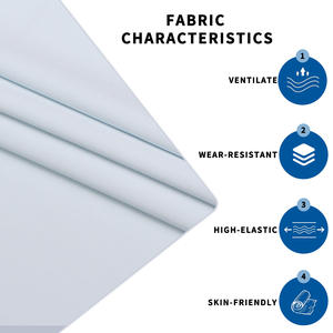 Tela deportiva elástica transpirable para <span class=keywords><strong>mujer</strong></span>, vestido de golf de <span class=keywords><strong>tenis</strong></span>, vestido de Fitness sin mangas con pantalones cortos, tela de poliéster Spandex - Product Image 3