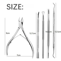 Kit de manucure 13 pièces pour femmes, comprenant limes à ongles, blocs polissoirs et coupe-cuticules