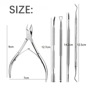 Juego de limas y bloques pulidores de uñas con kit de cuidado de uñas, kit de manicura de 13 piezas <span class=keywords><strong>para</strong></span> mujer, set de recortador de cutículas - Product Image 4
