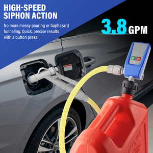 Pompe à carburant portable en plastique pour transfert de diesel et d'essence, mini pompe de transfert de liquide, alimentation par batterie ou batterie de voiture 12V DC - Product Image 3