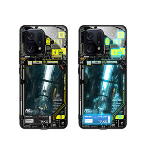 เคสโทรศัพท์มีไฟ LED ส่องสว่างอัจฉริยะ สำหรับ Oppo <span class=keywords><strong>Find</strong></span> <span class=keywords><strong>X</strong></span> A96 Realme GT Neo3 OnePlus 10 9 8 7  ลวดลายสามารถปรับแต่งได้ - Product Image 3