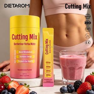 Mélange de poudre instantanée naturelle <span class=keywords><strong>pour</strong></span> boisson avec Berbérine HCI, Yerba Maté, 5-HTP, Magnésium <span class=keywords><strong>pour</strong></span> la santé intestinale, Complément énergétique à base de plantes - Product Image 1