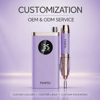 Ponceuse à ongles électrique sans fil silencieuse pour l'élimination du gel acrylique, usage professionnel manucure pédicure, très populaire