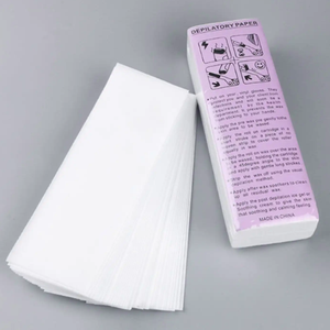 Tiras de cera de venta de fábrica, <span class=keywords><strong>muestra</strong></span> gratuita desechable, tira de tela no tejida, cera, depilación, tiras de cera desechables para depilación - Product Image 3