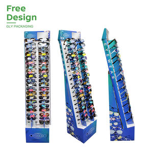 Rak pajangan kacamata hitam kustom, rak pajangan berdiri untuk toko kaca Supermarket - Product Image 1