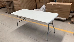 5ft <b>Outdoor</b> Rectangular <b>Plastic</b> Portable Folding <b>Table</b> for Sale YS-A2 <b>Plastic</b> <b>Table</b> YS-A2 - Product Image 6