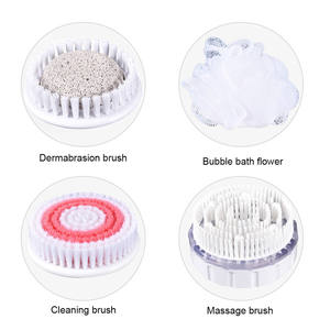 Kit de brosses nettoyantes et exfoliantes 7-en-1 pour le corps et le visage, brosse électrique pour le visage, vente en gros - Product Image 3