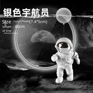 Ornements d'<span class=keywords><strong>aquarium</strong></span> d'astronaute suspendus, accessoires de décoration d'<span class=keywords><strong>aquarium</strong></span> de Micro paysage d'astronaute flottant d'eau - Product Image 5