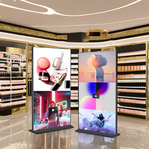 85 inch Ultra Slim LCD quảng cáo kiosk với màn hình cảm ứng <span class=keywords><strong>Floorstanding</strong></span> hiển thị cho các cửa hàng bán lẻ trung tâm mua sắm tàu điện ngầm - Product Image 3