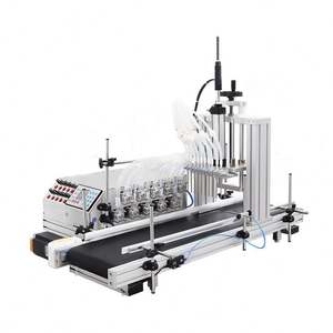 Machine de remplissage quantitative de bureau à 6 buses pour petits flacons d'ampoules et compte-gouttes, échantillons de parfum - Product Image 6