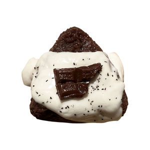 ของเล่นบีบคลายเครียดซิลิโคนนุ่มเหนียว รูปข้าวช็อกโกแลตและผักม้วนแบบจำลองใหม่ - Product Image 4