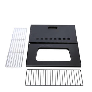 Lightweight Portable X-Shaped Steel Rack Mini BBQ Grill Foldable Outdoor Camping <b>Stove</b> for Portable BBQ Grills - Product Image 6