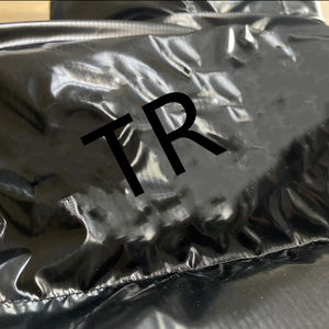 Marque de luxe hommes <span class=keywords><strong>hiver</strong></span> coupe-vent Londres Trapsr <span class=keywords><strong>veste</strong></span> avec brillant noir broderie Logo chaud vêtements d'extérieur décontractés - Product Image 2