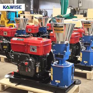 160柴油饲料颗粒机3辊式100-150KGH家用小型农场动物家禽饲料颗粒机 - Product Image 2