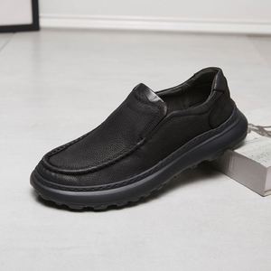 Chaussures plates extra larges pour femmes, légères, respirantes, à bout carré, pour personnes âgées, mocassins décontractés en cuir, vente en gros - Product Image 4