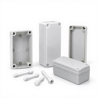 Boîte de jonction en plastique étanche pour intérieur et extérieur, type AG, en ABS/PC, avec vis en plastique, Rongwei