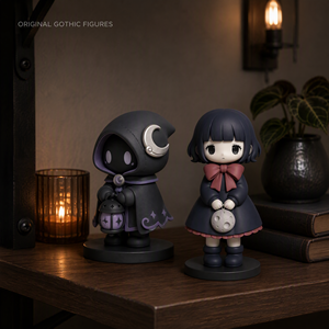 Figura de PVC de Chica con Capucha de <span class=keywords><strong>Anime</strong></span>, Estilo Chica Rebelde, Juguete Coleccionable de Arte para Tienda de Cajas Sorpresa, Juguetes de Moda, Chica Dulce y Genial - Product Image 6