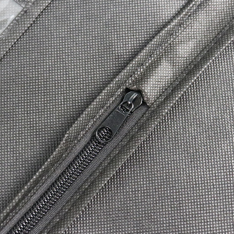 Custom logo reusable mens travel suit cover garment bags for hanging clothes