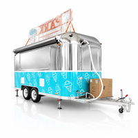 Food Truck, Remorque à café, Véhicule de vente ambulante, Camionnette alimentaire, Chariot à hot-dogs, Barbecue, Chariot à popcorn, Remorque alimentaire vintage, Entièrement équipé