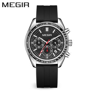 Reloj para hombre, cronógrafo multifuncional, reloj deportivo, esfera grande, resistente al agua, reloj de cuarzo para hombre - Product Image 5