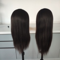 Perruque de Luxe à Capuchon en Soie avec Cheveux Humains Européens Vierge à Cuticules Alignées, Dessus en Soie, Lace Front, Perruques Médicales en Gros