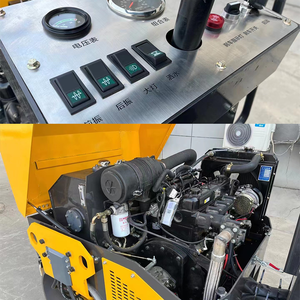 Beton yol silindir sıkıştırıcı makine titreşimli çift davul 2 Ton 3 Ton yol makineleri ve inşaat için - Product Image 5