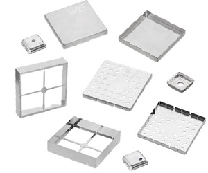 Tùy Chỉnh Chính Xác Phần Cứng Báo Chí Dập Các Bộ Phận Kim Loại EMI Rfi Wifi Pcb Lá Chắn Bìa Nắp Che Chắn Trường Hợp Lá Chắn Khung - Product Image 1