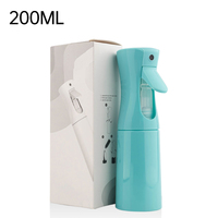 Bouteille pulvérisateur ronde en PET de 200 ml et 300 ml, couleur personnalisée, pour liquides de nettoyage et liquides capillaires, emballage PET, couleur personnalisée