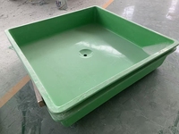 Pecera de Fibra de Vidrio FRP Personalizada con Ventana de Observación, Gran Estanque de Acuicultura para Cría Comercial de Peces y Camarones