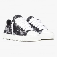Sneakers en denim unisexes de luxe de haute qualité, semelle épaisse, style rétro punk streetwear, respirantes, chaussures décontractées pour la marche