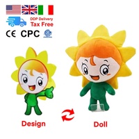 Peluches Personnalisées Douces pour Bébés et Enfants, Fabrication ODM, Oursons, Requins, Kawaii, Kpop, Jouets en Peluche sur Mesure pour Enfants