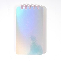 Carnet à spirale personnalisé en silicone DIY, mini-journal mignon pour fille avec trous pour breloques, cadeau, 80 feuilles, vente en gros OEM