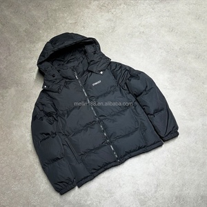 Custom Logo Design 100% Polyester Fabric Windproof Heavy Thermal Down <b>Jacket</b> Winter Waterproof Warmth <b>Jacket</b> <b>Men</b> Puffer <b>Jackets</b> - Product Image 1