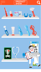 16 pièces semblant jouer en plastique <span class=keywords><strong>chariot</strong></span> médical jouets ensemble enfants kit de médecin - Product Image 2